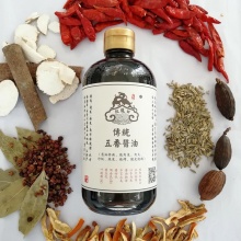 传统五香酱油488g ｜美味香醇、用途广泛、大缸发酵 九龙口