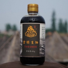 金标生抽酱油450g |鲜咸口味、酱香迷人，传统大缸日晒酿造 九龙口