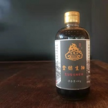 金标生抽酱油450g |鲜咸口味、酱香迷人，传统大缸日晒酿造 九龙口