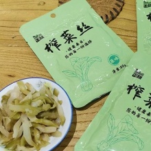古法工艺无添加涪陵榨菜丝80g/袋｜口感新嫩脆爽、少盐不辣